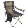 thumbnail image 4 of Kamp-Rite Outdoor Folding Lounge Chair w/ Detachable Footrest, Blue/Tan (2 Pack), 4 of 6