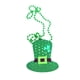 thumbnail image 1 of HomeKingdee St. Patrick's Day Green Plastic Bead Necklace - Electroplated Irish Festival Necklace for Party Outfits and Holiday Decor, 1 of 2