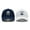 Navy-White, variant on Captain and First Mate Hat Set, Adjustable Matching Cotton Nautical Marine Sailor Baseball Caps, Boat Owner Gift