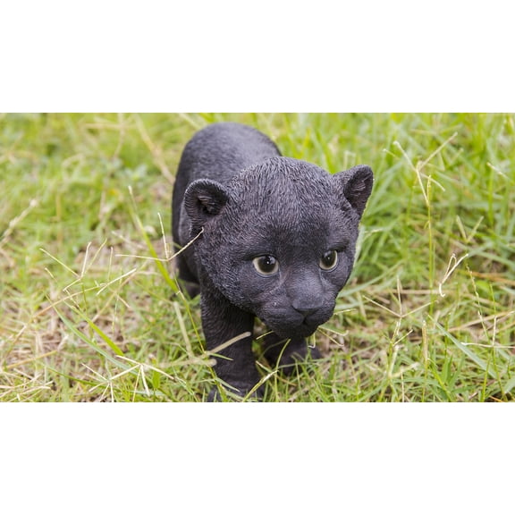 Hi- Line Gift 87696-B Black Panther Cub Statue