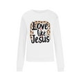 thumbnail image 6 of XIAfhje Valentines Day Sweatshirts Women Plaid Love Heart Tops Vintage Casual Round Neck Long Sleeve T-Shirt Oversized Loose Jumpers Blouse Top Party Evening Wear Going Out Tops, 6 of 8