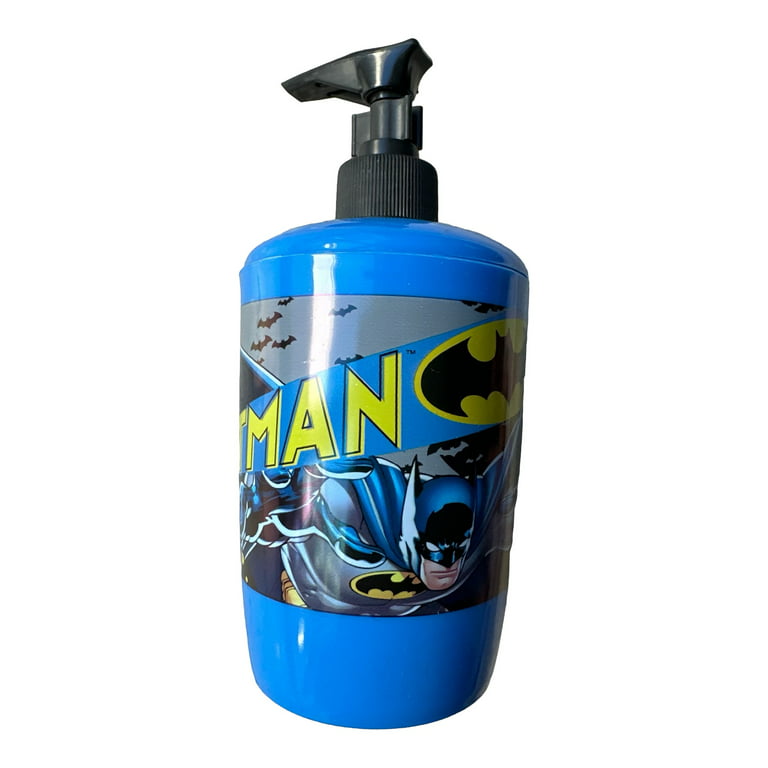 Batman Lotion Dispenser - Plastic Blue Soap Dispenser