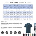thumbnail image 4 of Capri Polo Shirts Men Ultra Comfortable Polo Shirt Textured Breathable Refreshing Casual Polo Shirts，2XL, 4 of 7