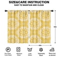 thumbnail image 2 of Blackout Kids Curtains,Boho Bohemia Flower Childrens Insulated Curtains Set Of 2,Bedroom Essentials,Toddler Room Decor 42"x63"(106x160cm), 2 of 4