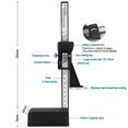 thumbnail image 4 of 150mm Digital Height Gauge Saw Height Finder Scriber Electronic Vernier Caliper, 4 of 9