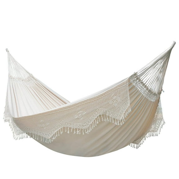 Vivere Authentic Brazilian Double 2-Person Hammock, Antique
