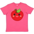 thumbnail image 3 of Inktastic Smiling Apple Youth T-Shirt, 3 of 5