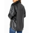 thumbnail image 2 of Celebrity Pink Women's Pleather Shacket, 2 of 4