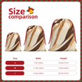 thumbnail image 2 of Super Soft Fabric Gift Bag Contraction Free Bag Mouth Pull Rope Design Red Ribbon Mouth For The Festival Tan Geometric Lines_4 Small, 2 of 8