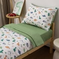 thumbnail image 6 of Btargot 4 Piece Dinosaur Toddler Comforter Set Colorful Cartoon Dino Boys Bedding Set, 6 of 9