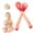 Pink, variant on Wiueurtly Baby Spoons And Forks Feeding Set 2 Pack Soft Silicone Tip Heat Sensitive Toddler Utensils First Stage For Self Feeding Baby Heat Spoon Kit Multi Color Infant Spoons