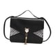 thumbnail image 5 of Bolsos de hombro con solapa para mujer, monederos para niñas, monederos informales con estilo, portátiles, con borla, bolsillo, cartera, bolso de negro Salvador Bolsa de asas de hombro, 5 of 10