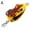 Yellow, variant on Mini Thunder Frog Blackfish Lure Tough Silicone Soft K8 Fishing Accessories Y8