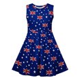 thumbnail image 4 of LOVZFMLL Robe de Princesse Imprimée pour Enfants et Filles de 4 à 14 Ans, Manches Longues, Col Rond, 4 of 7