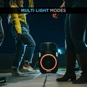 Altec Lansing SoundRover سماعة بلوتوث لاسلكية ، 180 واط ، أوضاع إضاءة LED ، أسود- IMT7002-BLK