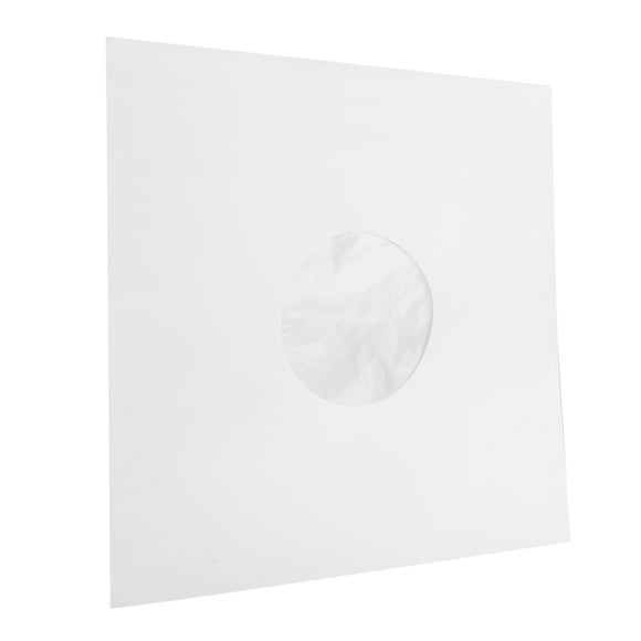 Ccdes Funda protectora de vinilo de 12 "Bolsa de papel antiestático Funda externa de disco de vinilo de 30.5x30.4cm/12x12in Cubierta protectora para reproductor de CD con bolsa interna (paquete de 20)