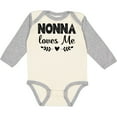 thumbnail image 3 of Inktastic Nonna Baby Clothes Grandchild Girls Long Sleeve Baby Bodysuit, 3 of 5