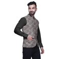 thumbnail image 2 of Atasi Black Abstract Printed Wedding Jackets For Men Nehru Jacket Waist Coat For Festive Season-Medium, 2 of 6
