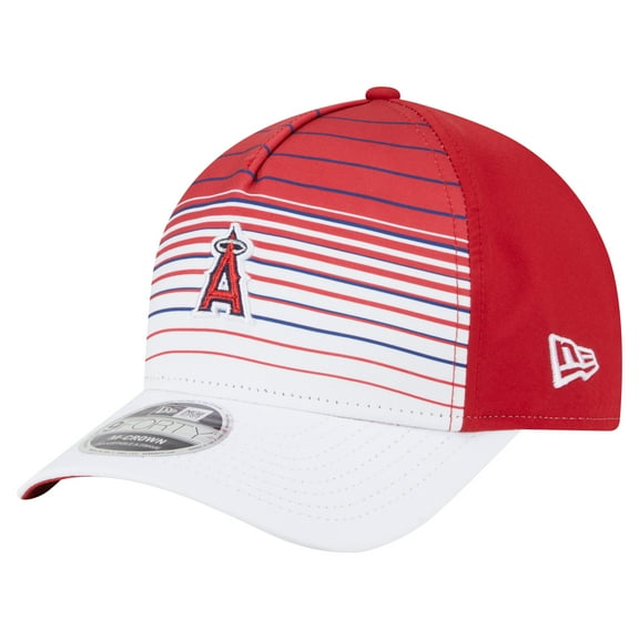 Men's New Era Red Los Angeles Angels Gradient 9FORTY M-Crown Adjustable Hat