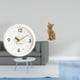 thumbnail image 2 of Reloj de pared,Reloj de pared decorativo,moderno y elegante.,Reloj de pared redondo silencioso y sin tictac,regalo,Figura de escritorio,Estatua de gato,linda estantería,escritorio,decoración, 2 of 8