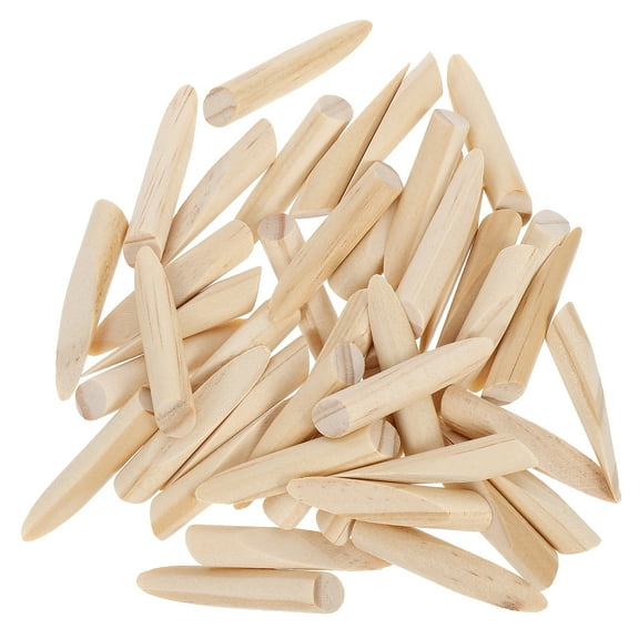 Omeite 50pcs Woodworking Wood Oblique Plugs Woodworking Punching Locator Parts