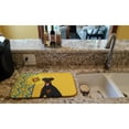 thumbnail image 2 of Carolines Treasures WDK5412DDM 21 x 14 in. Summer Sunflowers Natural Ear Black & Tan Doberman Pinscher Dish Drying Mat, 2 of 5