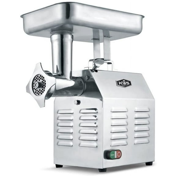 KWS TC-22 Commercial 1200W 1.5HP Electric Meat Grinder Stainless Steel Meat Grinder For Restaurant/Deli/ Home