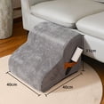thumbnail image 3 of 2-Step Dog Stairs for Small Dogs - 12.2" High Curved Pet Ramp with Non- Steps for Couch, Sofa, Chair, Indoor Use for Puppies, Cats & Medium Pets, 3 of 8