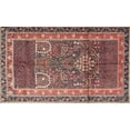 thumbnail image 1 of Ahgly Company Indoor Rectangle Traditional Brown Red Persian Area Rugs, 6' x 9', 1 of 6