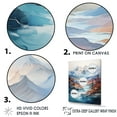 thumbnail image 3 of Designart "Bold And Majestic Blue Mountain" Abstract Impressionism Canvas Wall Art, 3 of 7