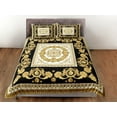thumbnail image 3 of Oro Barroco Lujoso Juego de Funda Nórdica Estética Juego de Cama Completo Decoración Victoriana,, 3 of 4