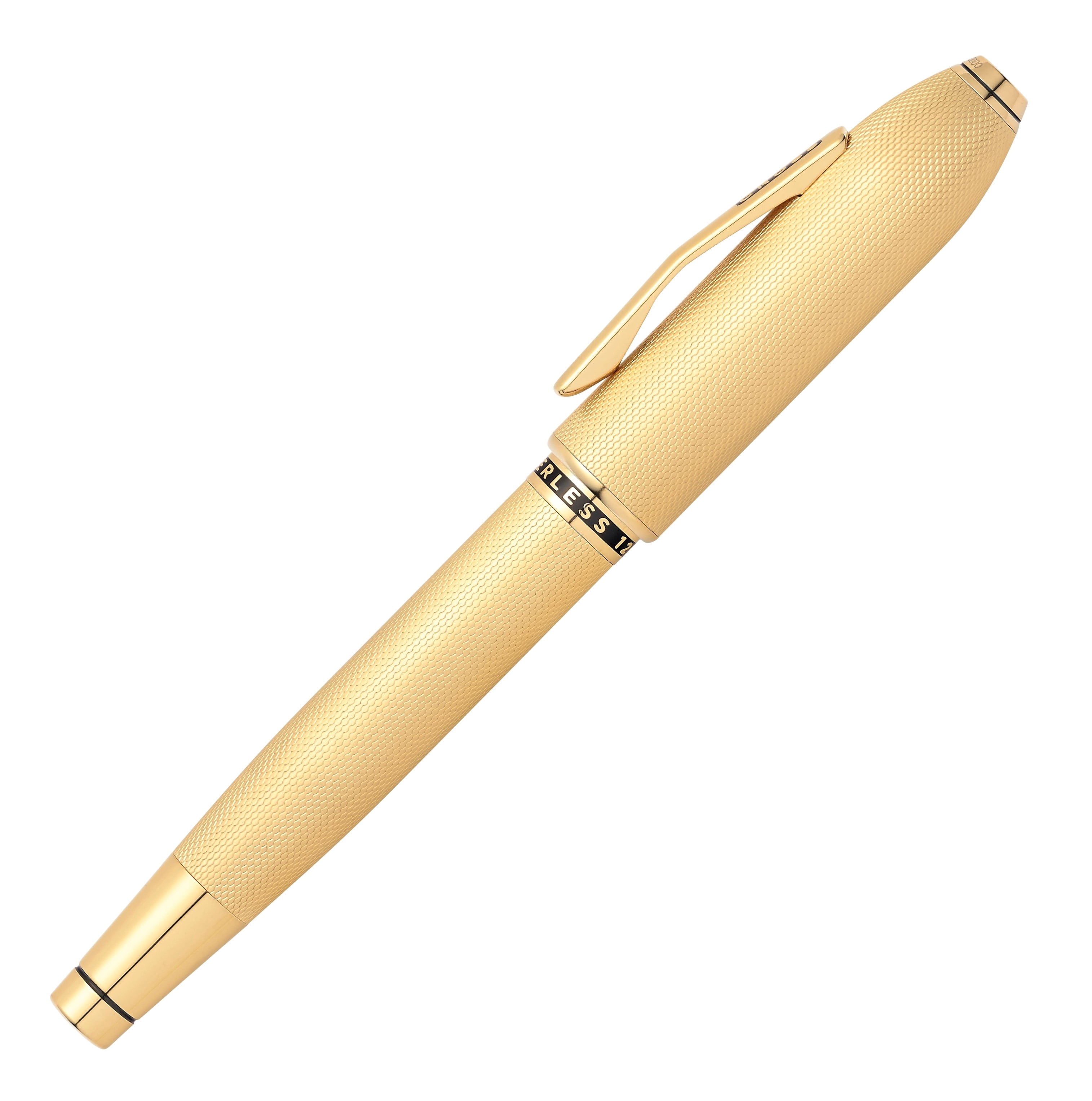 Cross Peerless 125 23kt Heavy Gold Plate  Ballpoint Pen