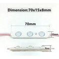 thumbnail image 4 of shiyou-LED Module,Replacement Lights for Inflatables White 20pcs 9.8 Ft 2835 SMD 150LM Per LED Module IP65 Waterproof Christmas Inflatables Light for Letter Sign with Tape Adhesive Backside (White), 4 of 4