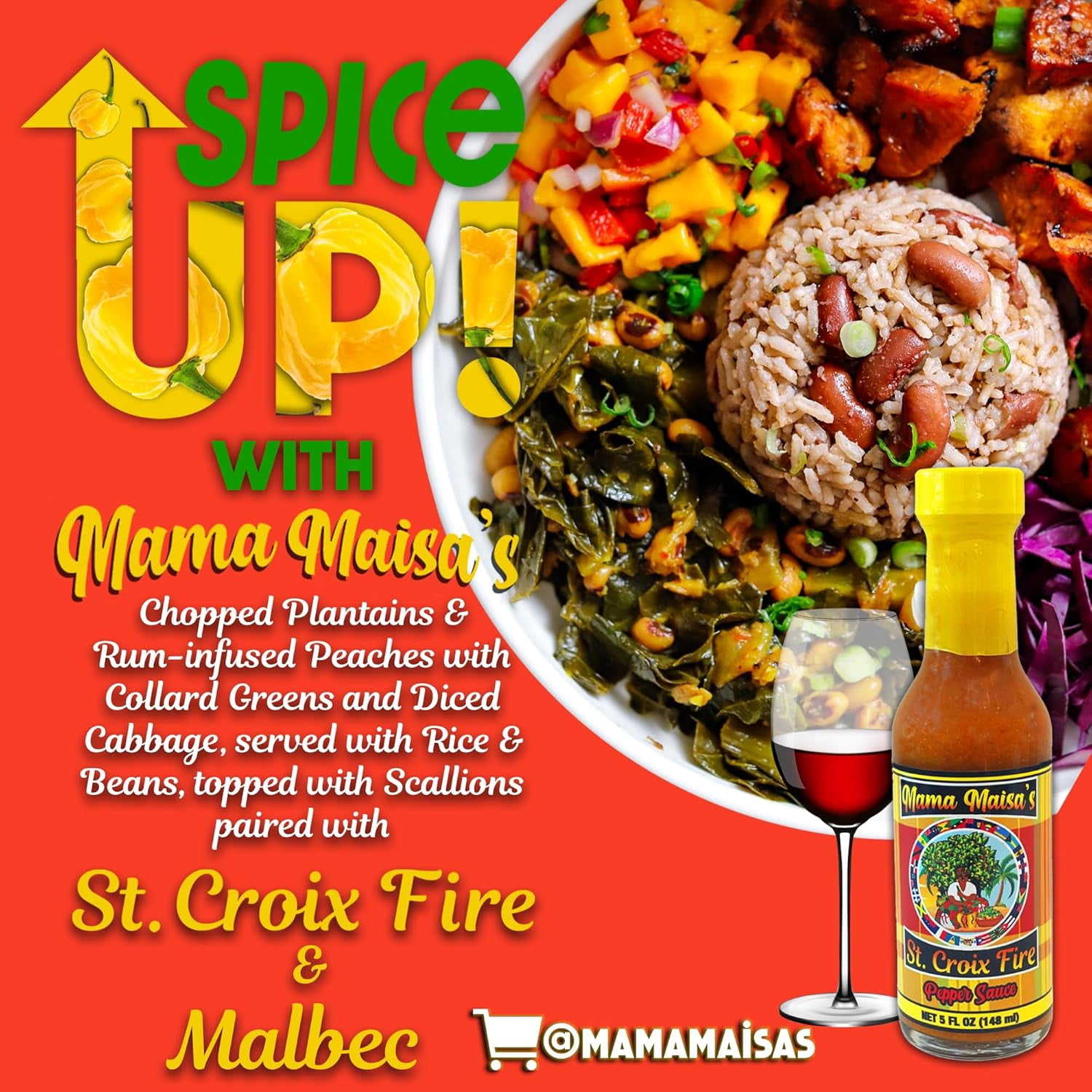 Mama Maisa’s St. Croix Fire Pepper Hot Sauce – Caribbean Scotch Bonnet Flavor Built for Serious Heat Lovers, 3 Pack, 15 fl oz