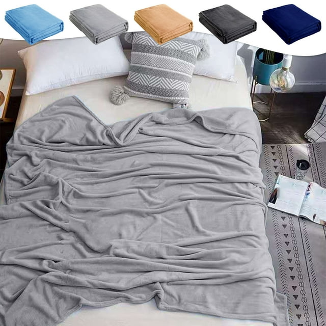 Fiudx Manta Polar de Franela Suave, Transpirable y Cómoda para Todas Las Estaciones, Elegante Diseño Texturizado, Fácil de Limpiar, Ideal para El Hogar y La Oficina, 230 X 200 Cm, Disponible En 5 Col