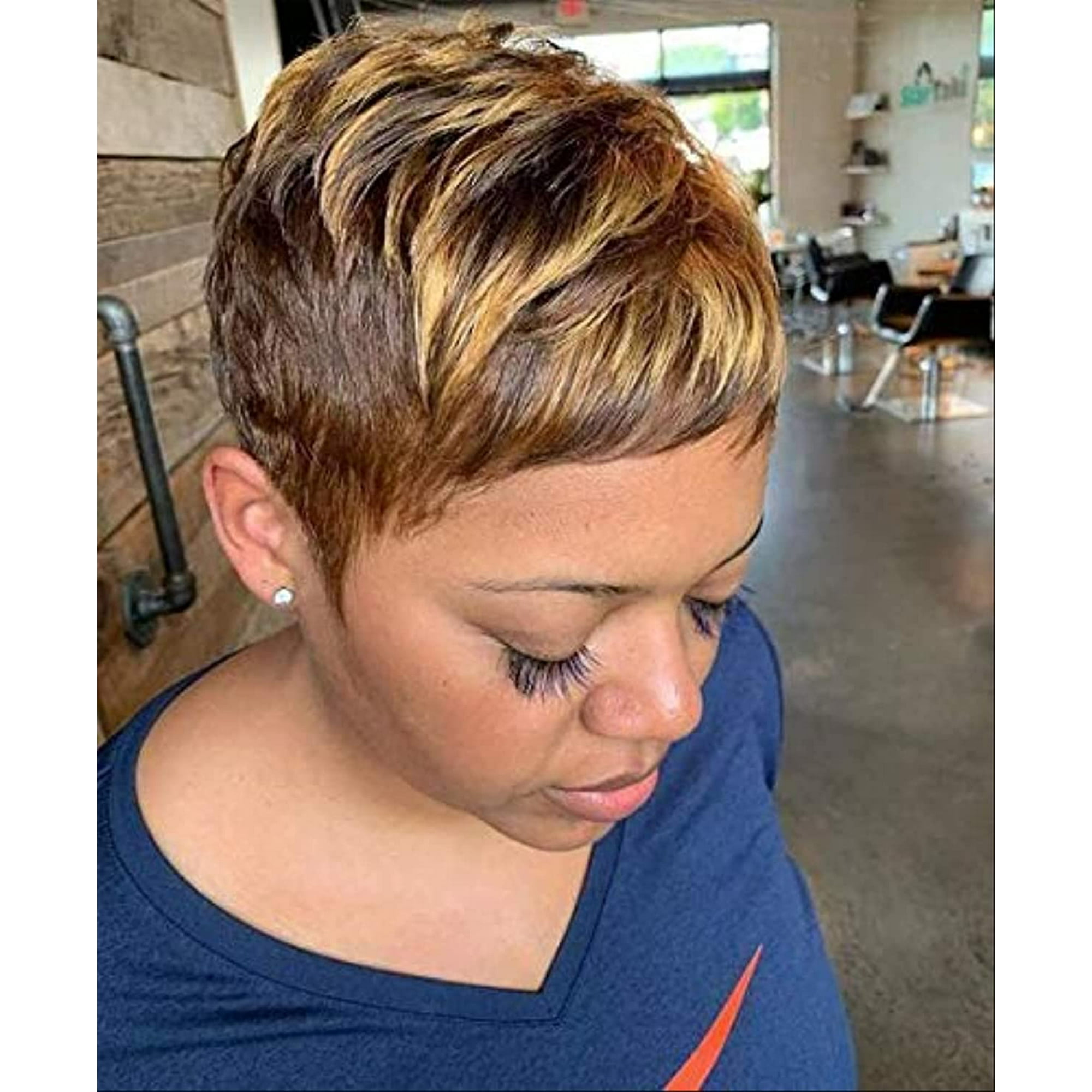 Short Hairstyles for Women Natural Personal Wavy Synthetic Wigs Ith Bangs for Black Women Short Pixie Cut Curly Hair Wigs 10 Styles Available | Walmart Canada Short Hairstyles for Women Natural Personal Wavy Synthetic Wigs Ith Bangs for Black Women Short Pixie Cut Curly Hair Wigs 10 Styles Available | Walmart Canada