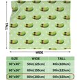 thumbnail image 2 of Dill Pickles Blanket Pickle Gifts for Women Girls Boys 50"X 40", Soft Flannel Cozy Warm Lap Throw Blanket for Kids Adults, Funny Pickle Blanket Quilt for Pickle Lovers Couch Bed, 2 of 4