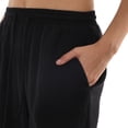 thumbnail image 3 of Amazhiyu Women's 100% Cotton Wide Leg Pants Loose Fit with Pockets Elastic Waistband Casual Summer Trousers, 3 of 10