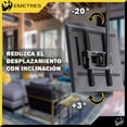thumbnail image 3 of Soporte Tv Techo Pared Ajustable Con Giro 360° Soporte Para Tv, Base Para Tv 26 A 60 Pulgadas Color Negro Emetres Soporte de Techo, 3 of 8