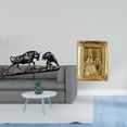 thumbnail image 2 of Escultura de de Feng Shui moderna, marco de fotos de resina, soporte para tarjetas, marco de fotos con frente de vidrio para escritorio, mesa, pa, 2 of 8