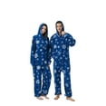 thumbnail image 2 of Xmascoming Onesie Adult Hooded Fleece Pajamas Blue Snowflake Size US XXL, 2 of 4