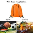 thumbnail image 5 of Uxcell Drawstring Bag Oxford Cloth Draw String Sack for Gym Outdoors, Orange 2 Pack, 5 of 5