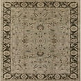 thumbnail image 1 of Ahgly Company Machine Washable Indoor Square Industrial Modern Sepia Brown Area Rugs, 6' Square, 1 of 7