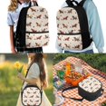 thumbnail image 2 of Jeiento Cute Dachshund Backpack and Lunch Box Set for Girls 7-10 10-12 School Bags Elementary Bookbag with Lunch Bag Pencil Case Middle Preschool Bagpack Kids Daycare Rucksack Satchel Beige, 2 of 7