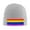 Gray, variant on Pride Rainbow Flag Pattern Beanie Hat Knit Hat Skull Cap for Men Women Winter Hat Black