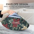 thumbnail image 4 of Yayeee Pillowcase Standard Size Set of 2 Satin Wrinkle Resistant Pillow Case, Christmas Holly Leaves, 4 of 8