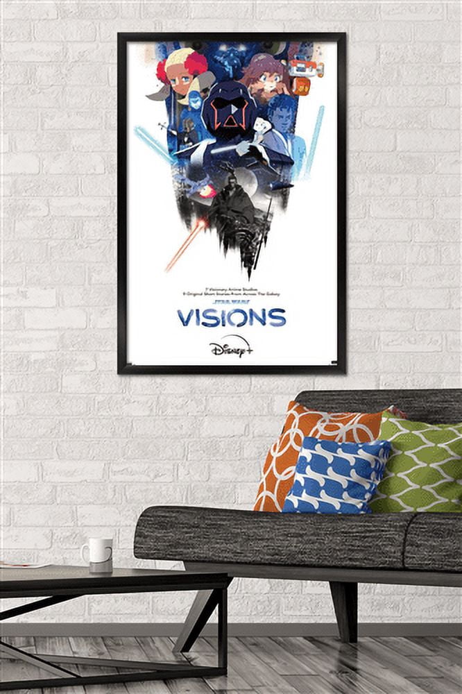 Star Wars: Visions - One Sheet Wall Poster, 22.375" x 34", Framed
