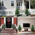 thumbnail image 4 of 3FT Artificial Cedar Topiary Tree with Pot Set of 2 Fake Evergreen Indoor Outdoor Garden Porch  Decor, 4 of 7