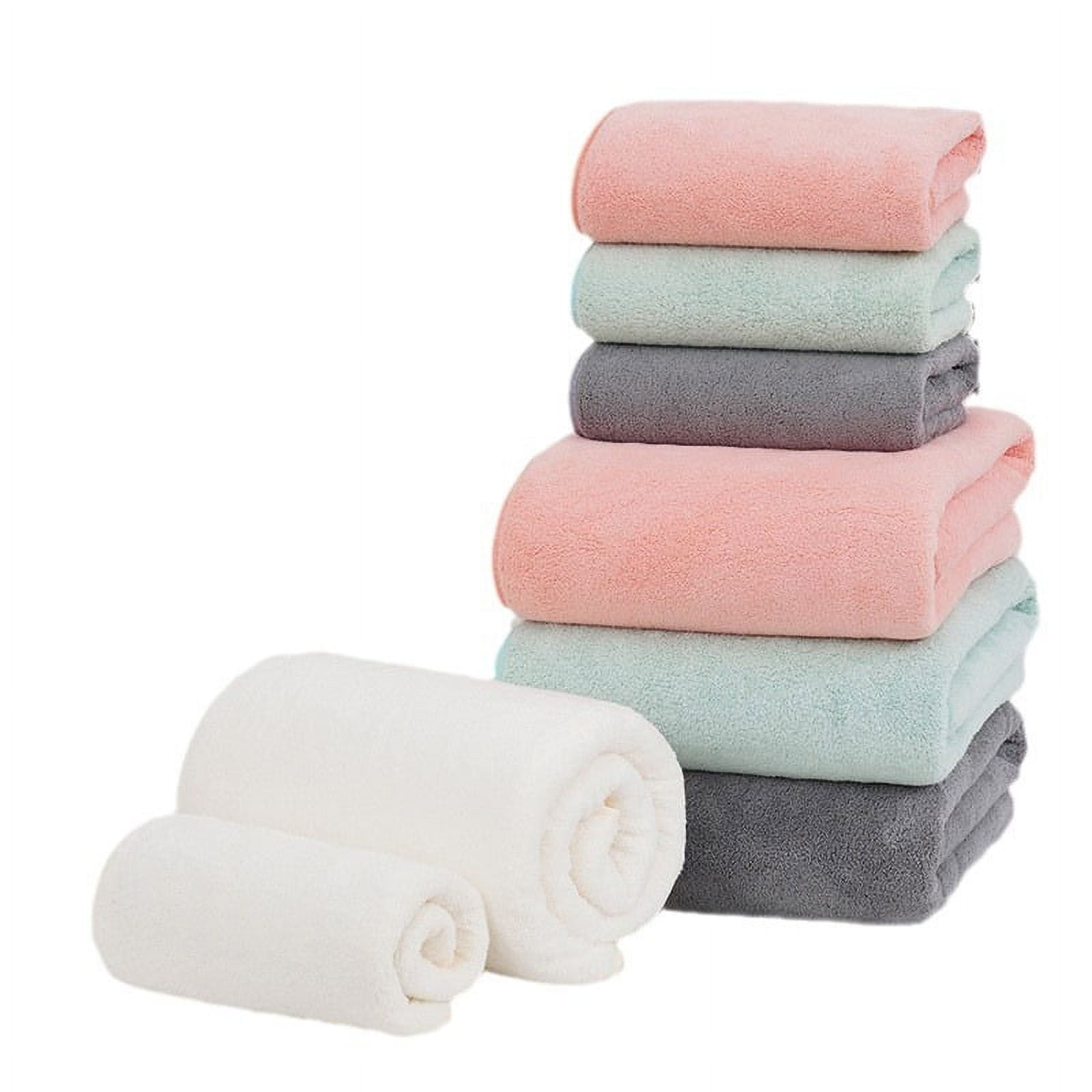 Zhuge 6pcs Bathroom Hand Towels, Home All cotton Ultra-Soft 100% Cotton Hand Towel – Highly Absorbent for Shower, Pool, Spa, and Gym 13.78x29.53inch (gray)