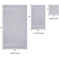 thumbnail image 4 of Canvas Soft Linen Luxury 3 Piece Towel Sets, 1 Bath Towel 1 Hand Towel 1 Face Towel , 100% Cotton Towels for Bathroom, 4 of 4